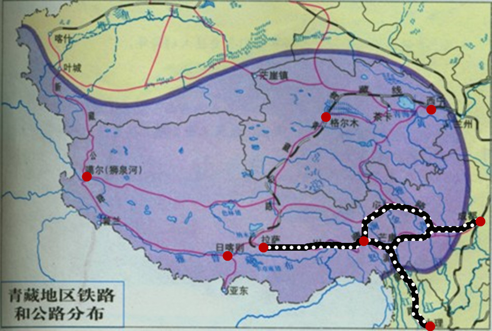 拉萨至亚东铁路图片