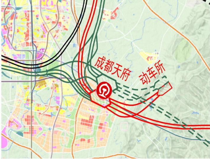 成都环线铁路枢纽图片