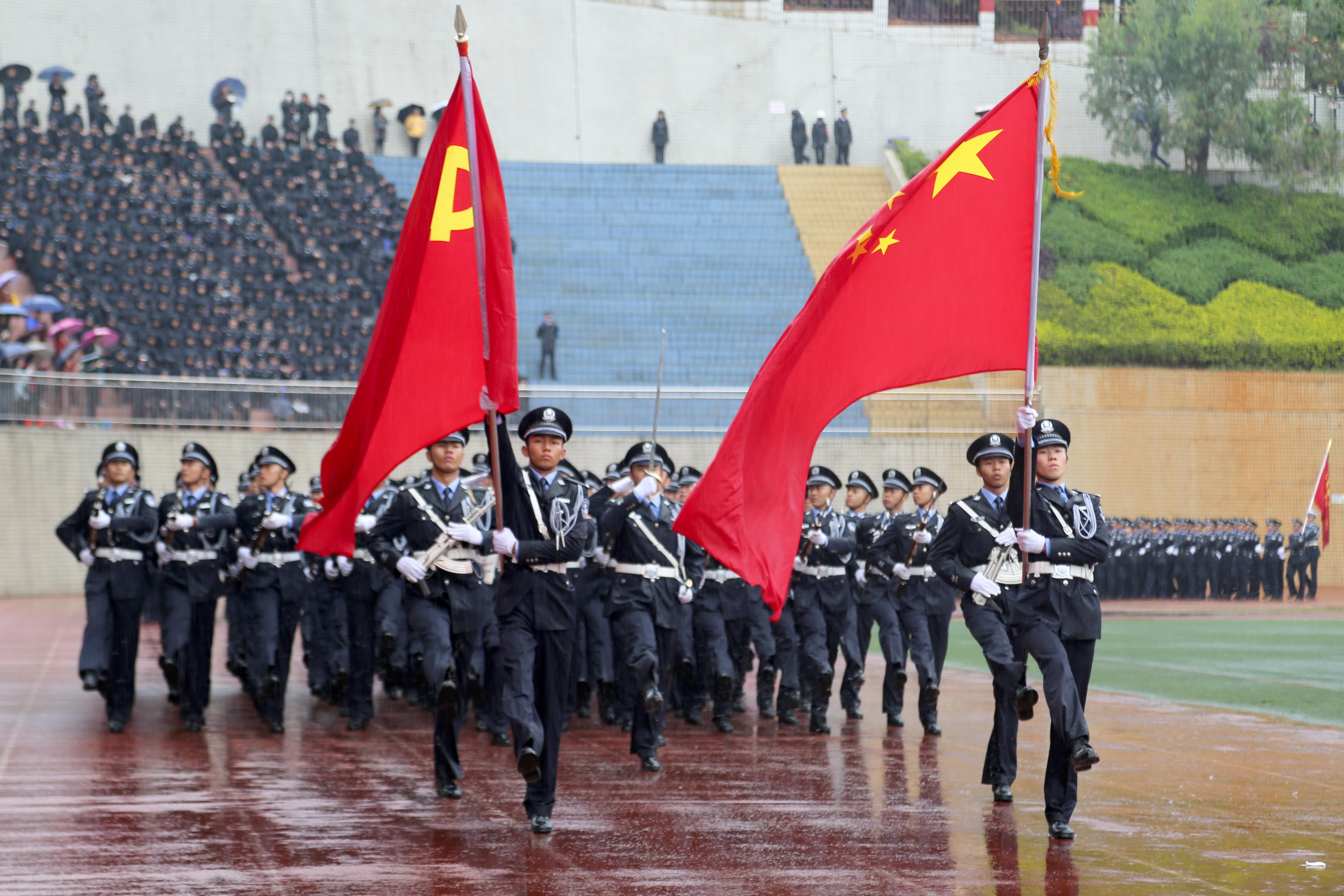 云南警官学院学生图片