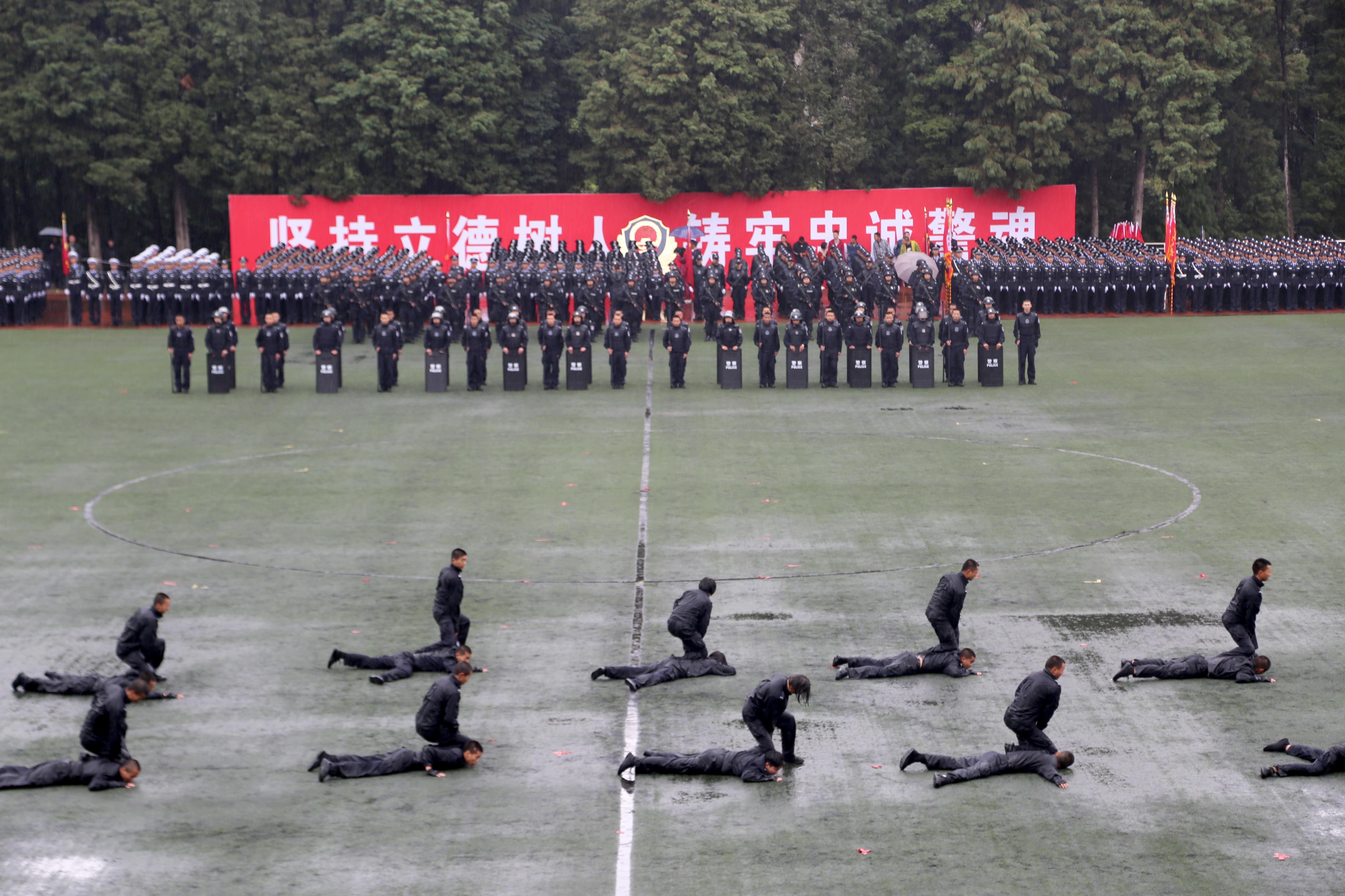 云南警官学院日常图片