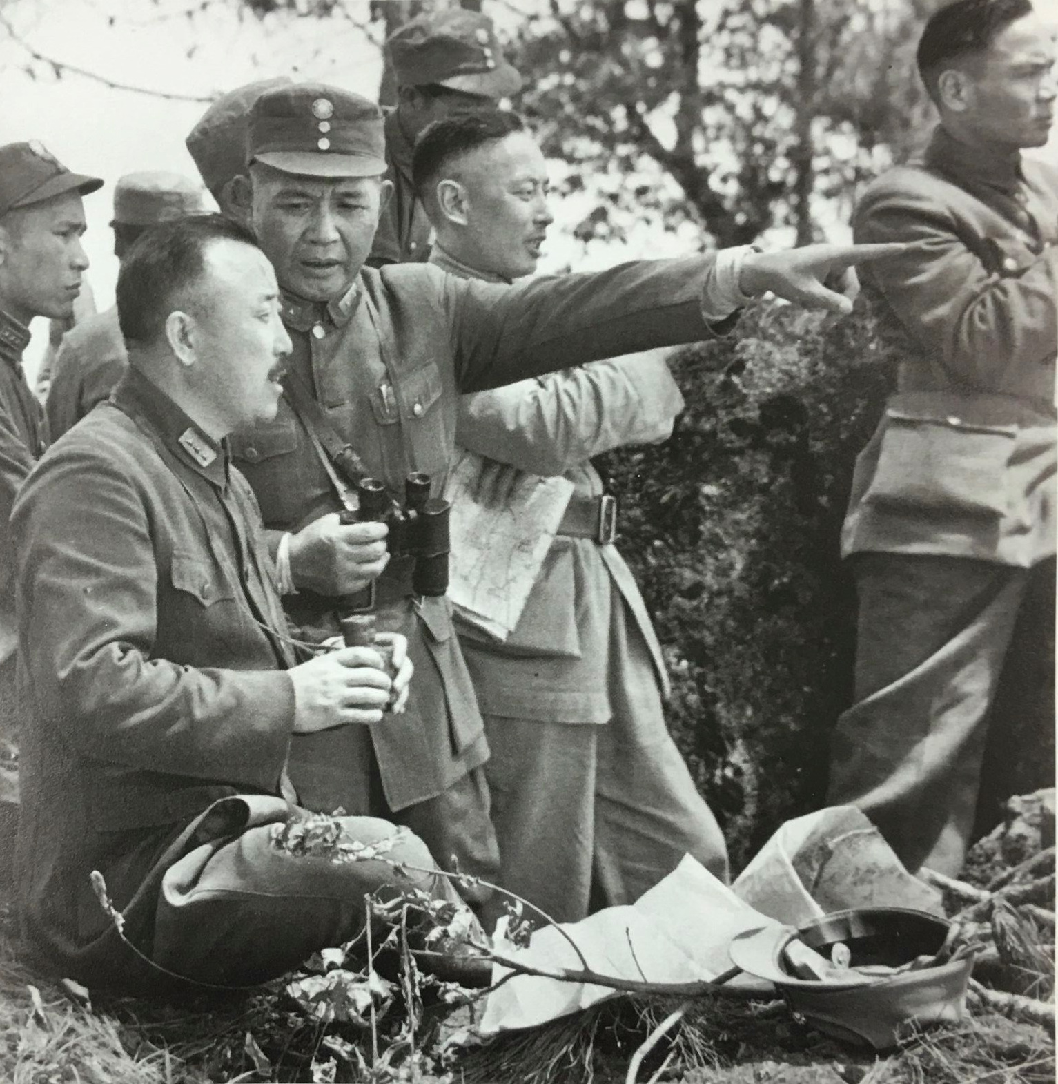 美国档案馆收藏的中国远征军司令卫立煌珍贵照片