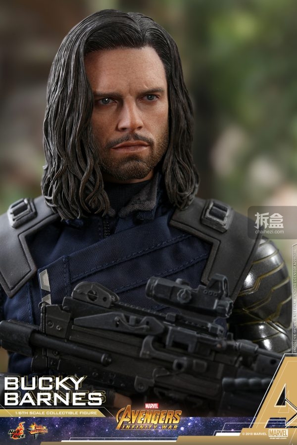 hottoys復仇者聯盟3無限戰爭巴基巴恩斯冬兵16可動人偶