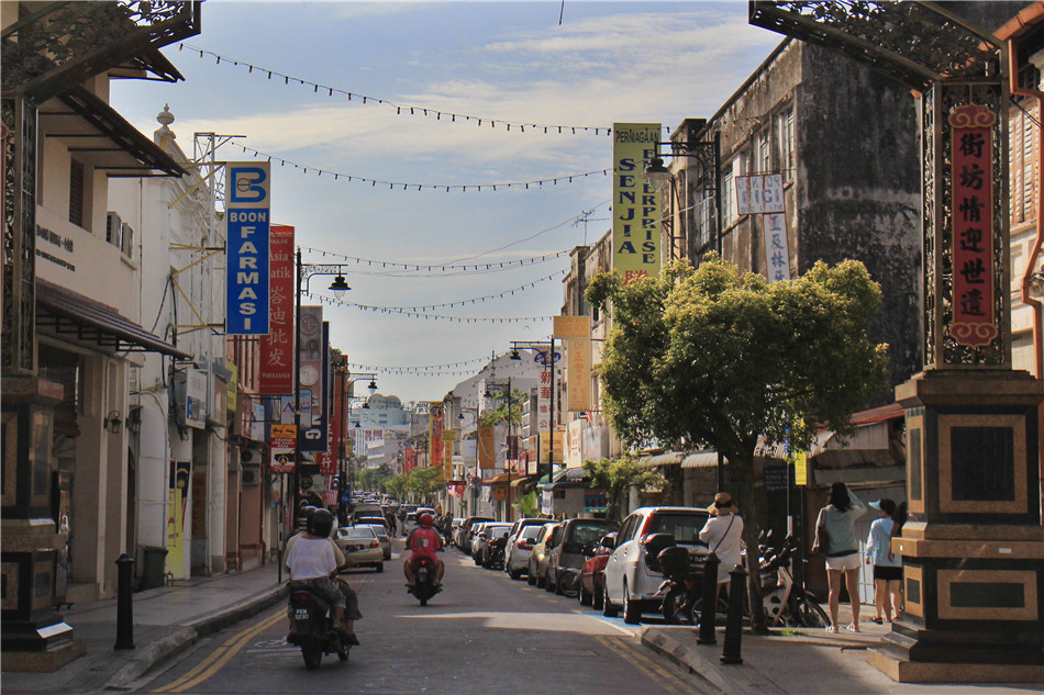 马来西亚槟城马六甲海峡上的中国城老街篇