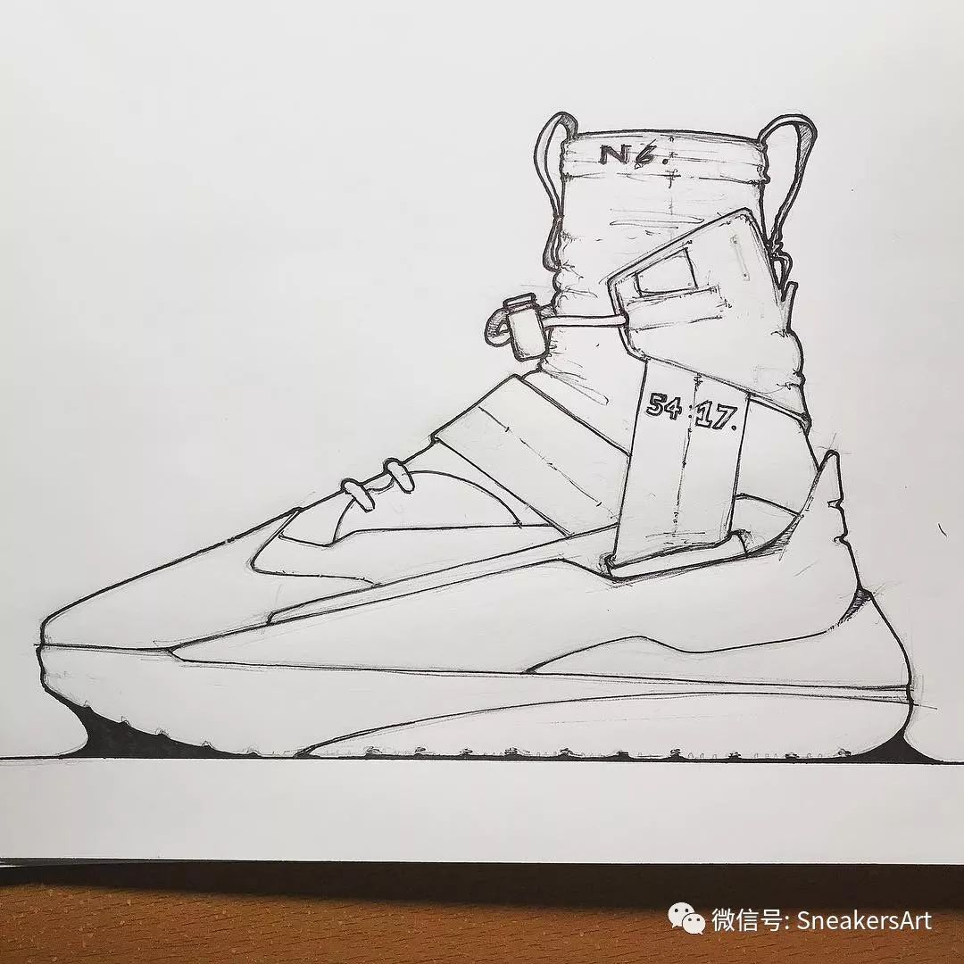 鞋設sneakerart球鞋手繪設計及球鞋插畫欣賞