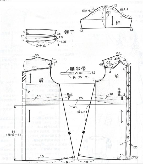 秋季襯衫裙 附參考裁剪圖