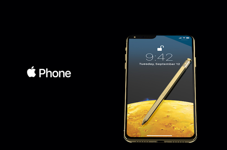 最新iPhone概念图：刘海左移还支持触控笔