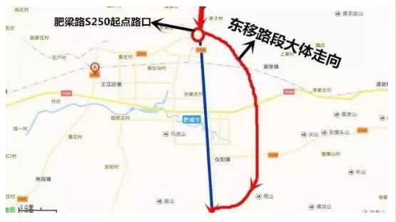 肥城主要道路路线图图片