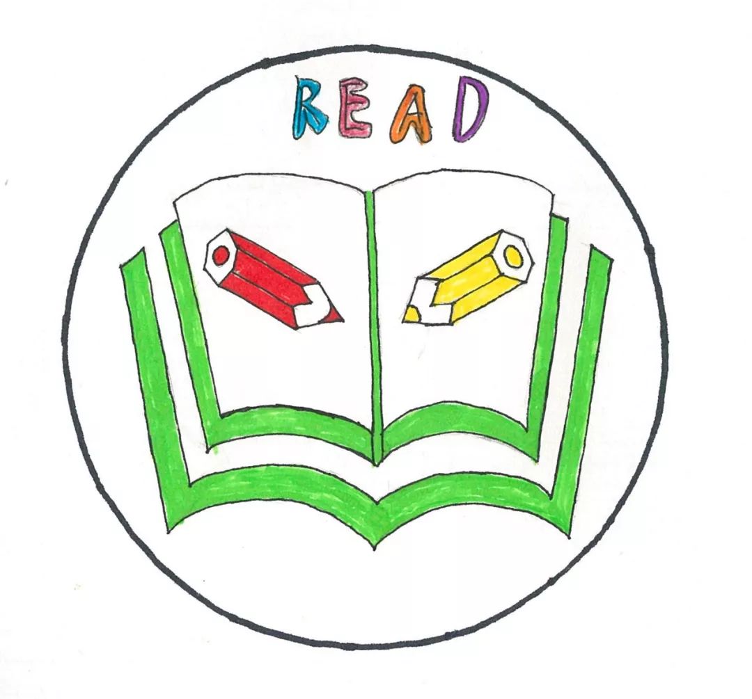 总校五年级的同学们还精心为本届读书节设计了徽标,现在一起来欣赏一