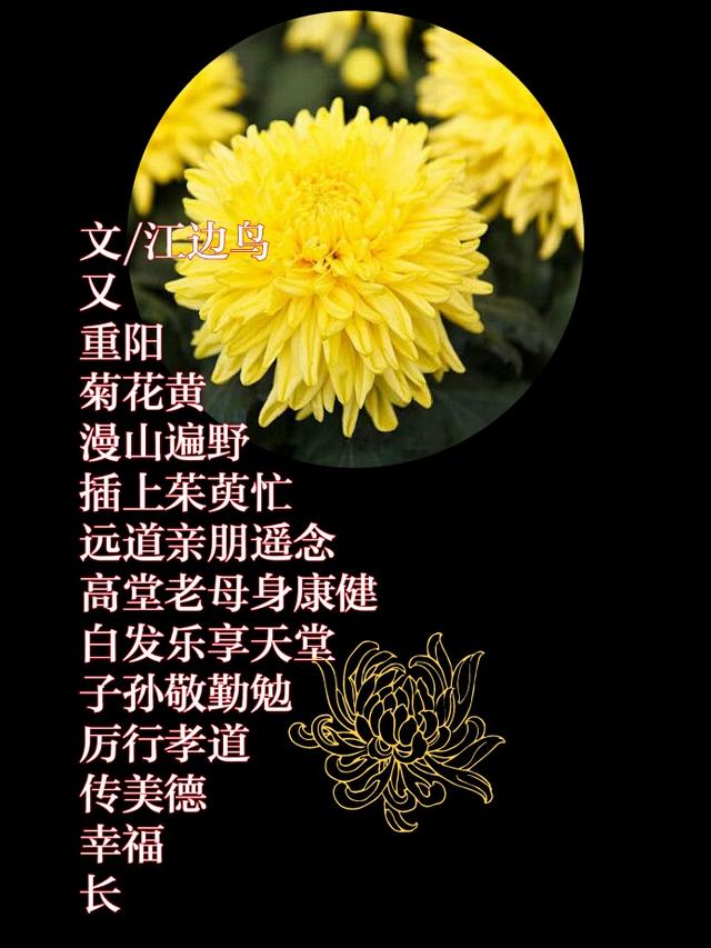 重阳节祝福语图片带字图片