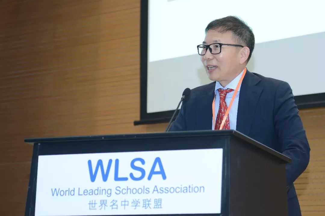 贾博欧盟教育基金会理事世界名中学联盟(wlsa)秘书长王慧琴平和高中部