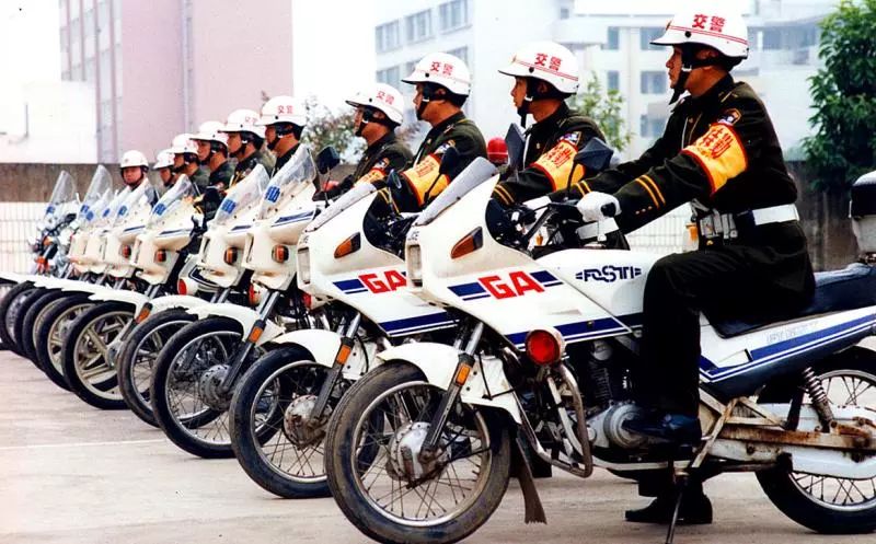 中国警车90年代图片