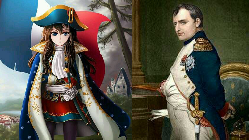 拿破仑娘化图片