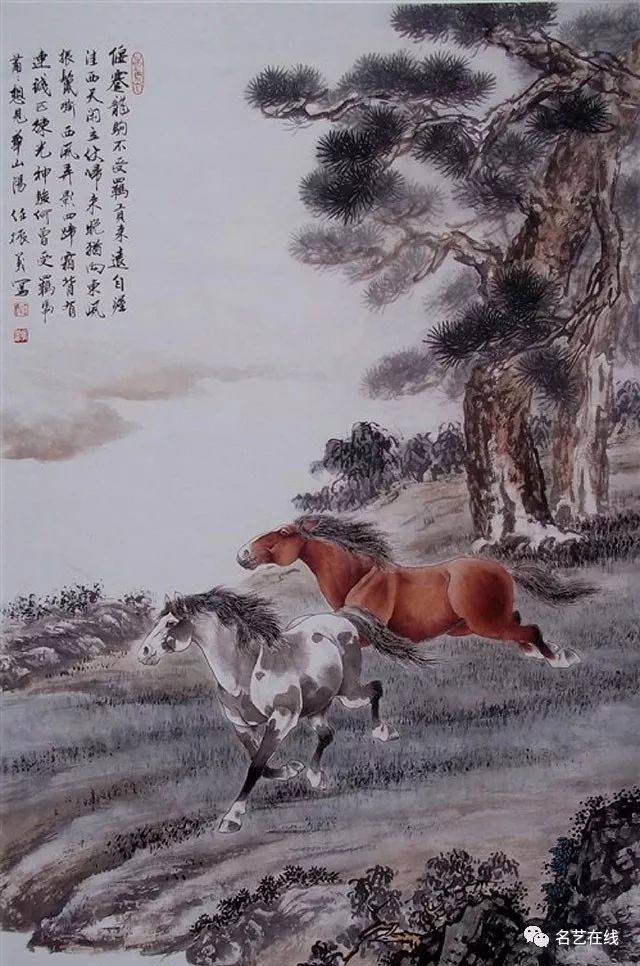 國畫技法工筆馬的畫法附駿馬白描圖70幅