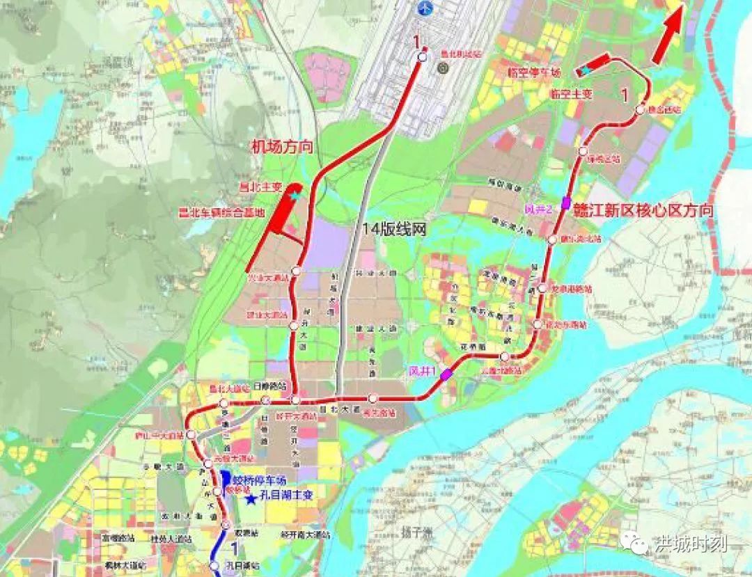 南昌地鐵第二期規劃調整方案曝光!_線路