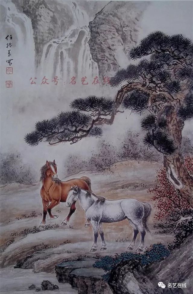 國畫技法工筆馬的畫法附駿馬白描圖70幅