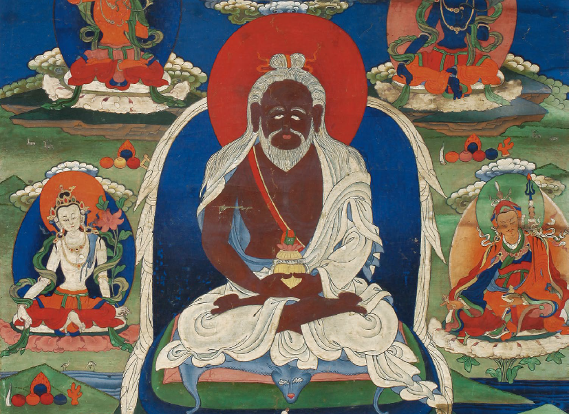 藏东18世纪 唐东杰布唐卡