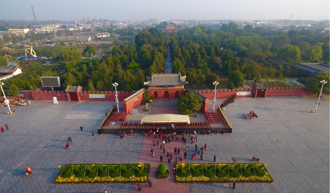 太昊陵俯瞰图图片