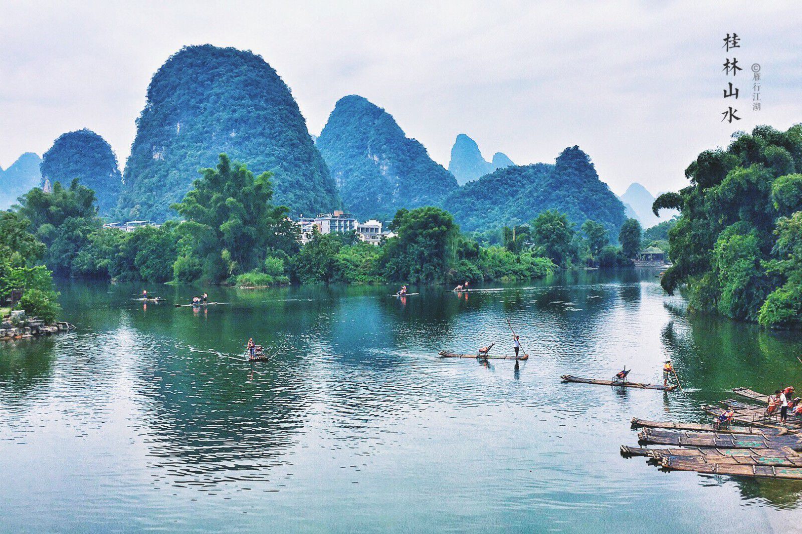 桂林阳朔兴坪古镇景点图片