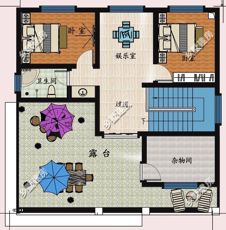 11x12米别墅户型图图片