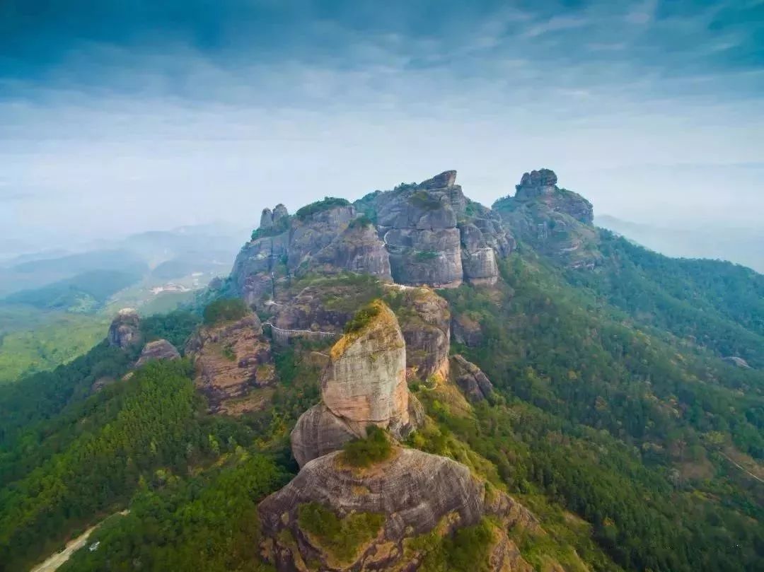 稻子黄了10月27日行摄千年古邑龙川登霍山领略江南第一峰壮景