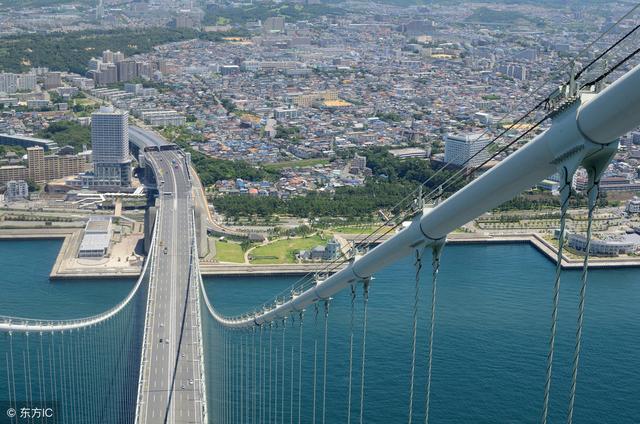 日本匠人艺术结晶全球最长吊桥明石海峡大桥