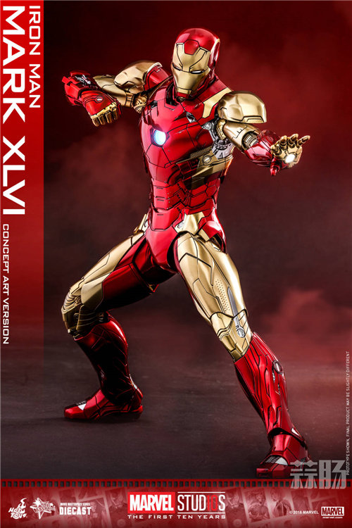 hottoys鋼鐵俠mk46概念版16合金珍藏人偶shcc