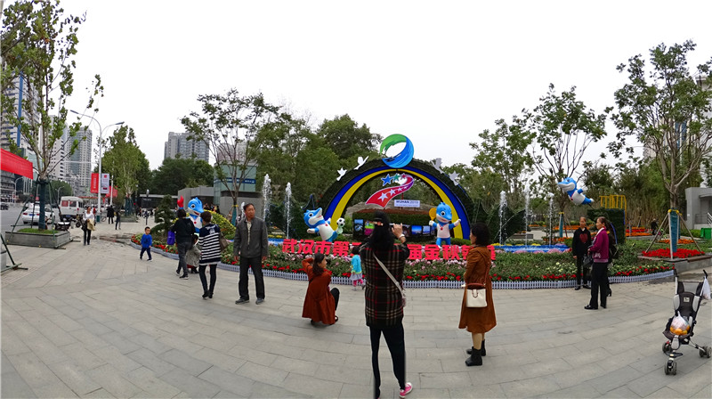 墨水湖公園,沙湖公園,青山八大家紅坊裡商業街,南湖幸福灣公園,西苑