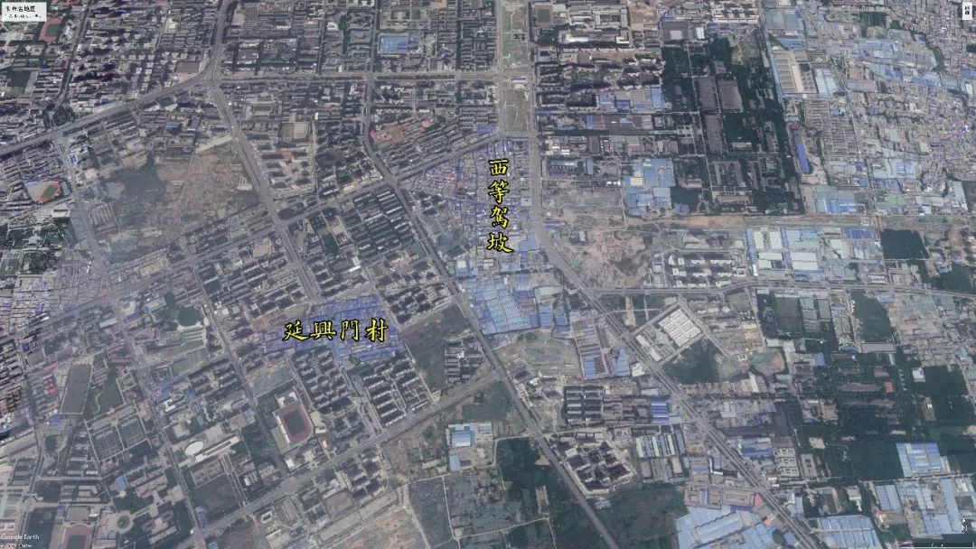 西安延兴门村规划图图片