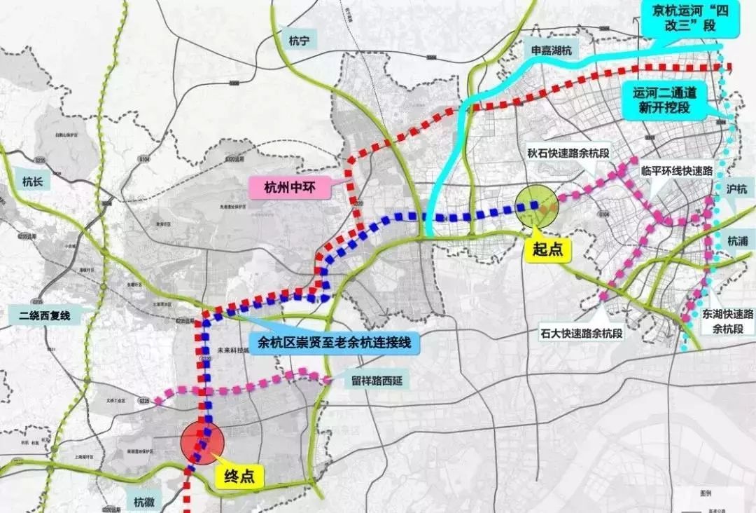 三路一环,东西向快速路…余杭交通未来"大爆发!