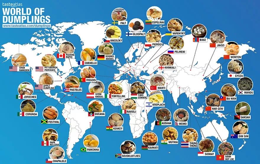 世界美食地图高清大图图片