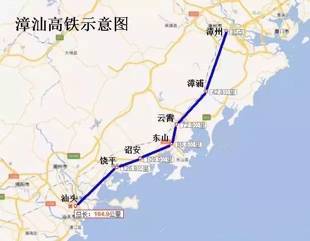 喜讯潮汕又有一条沿海高铁将设立在这里