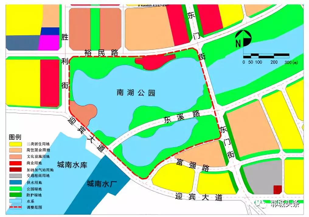 因此,郓城县规划局委托菏泽市城市规划设计研究院对南湖南扩控制性
