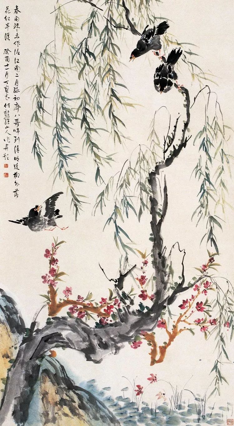 畫壇博覽清代海上畫派丁寶書花鳥畫作品欣賞