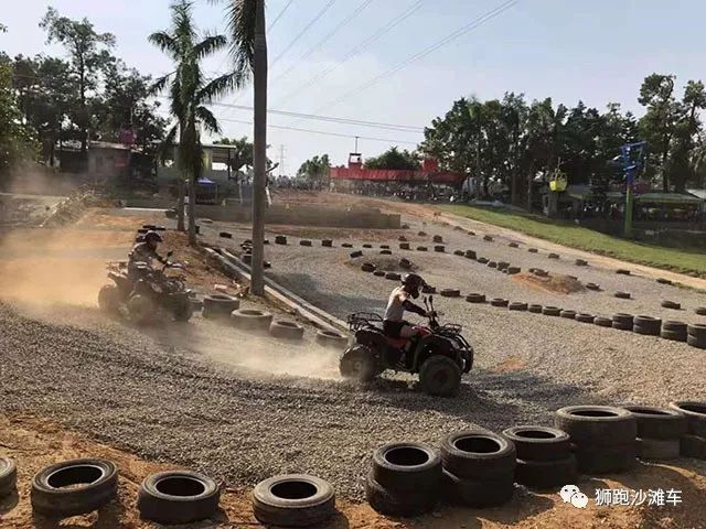 沙滩车场地效果图图片