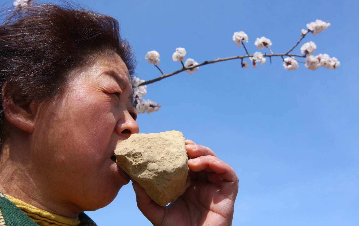 农妇把土当零食吃 50年吃5吨土 医生检查后说仨字