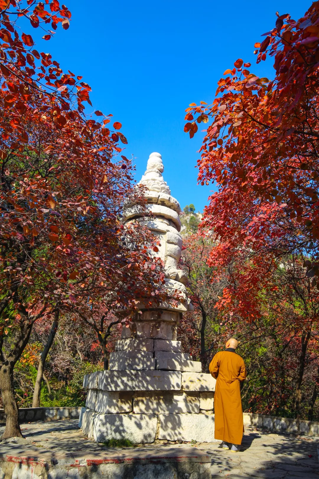 临朐八大景之一的石门晚照充满了圣境与禅意