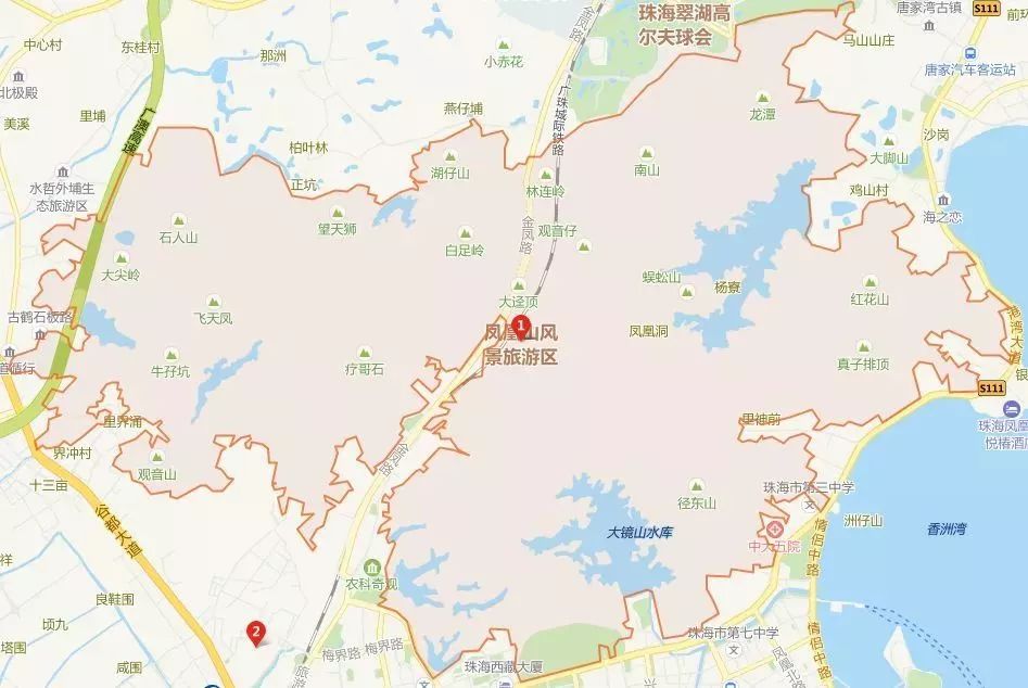 地址 珠海市香洲區鳳凰山風景旅遊區 (東坑,唐家,山場三角中間地帶) 8