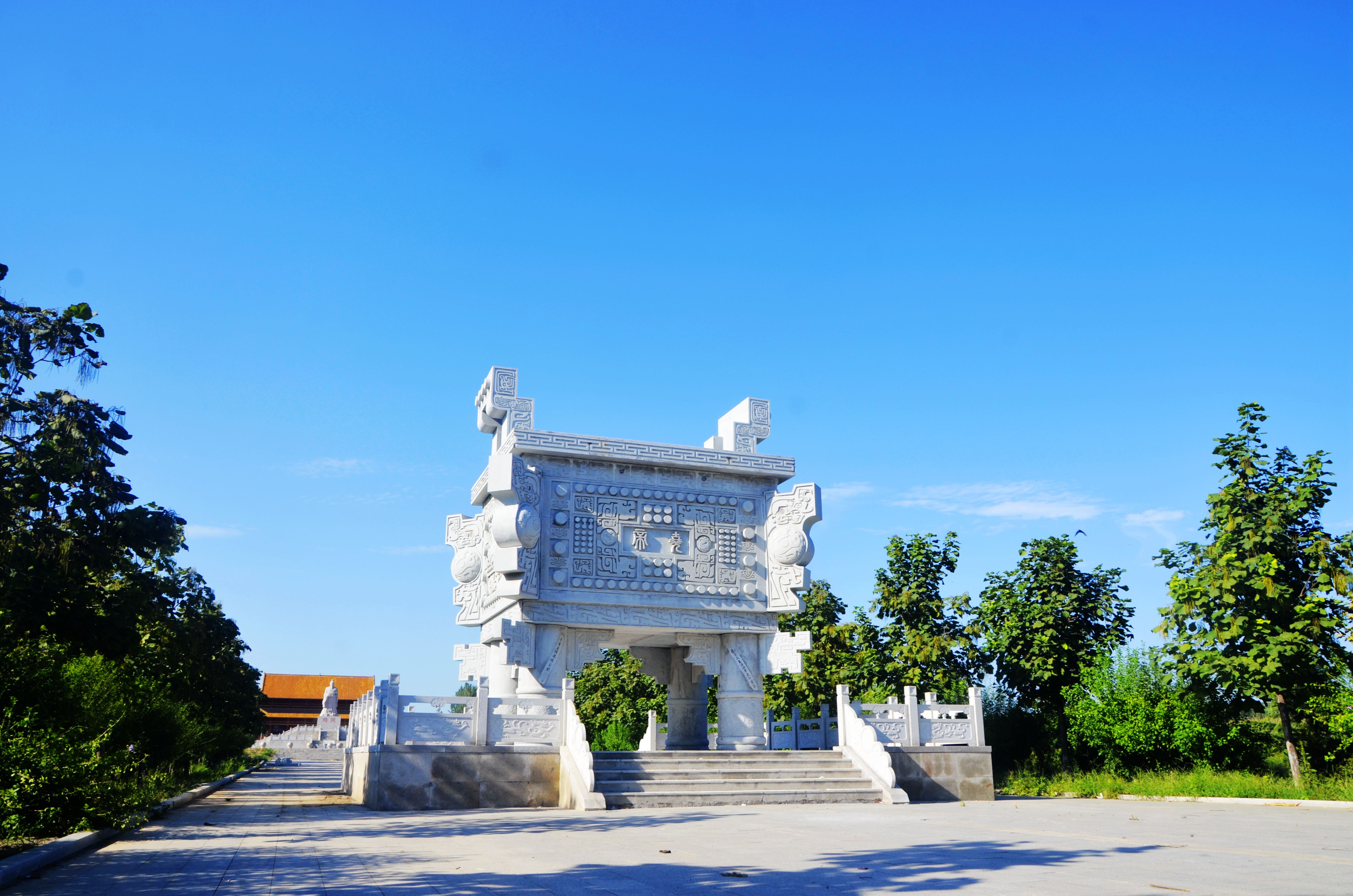 自駕遊中國第39天,觀菏澤堯舜禹公園,還有水滸中的鄆城與梁山!