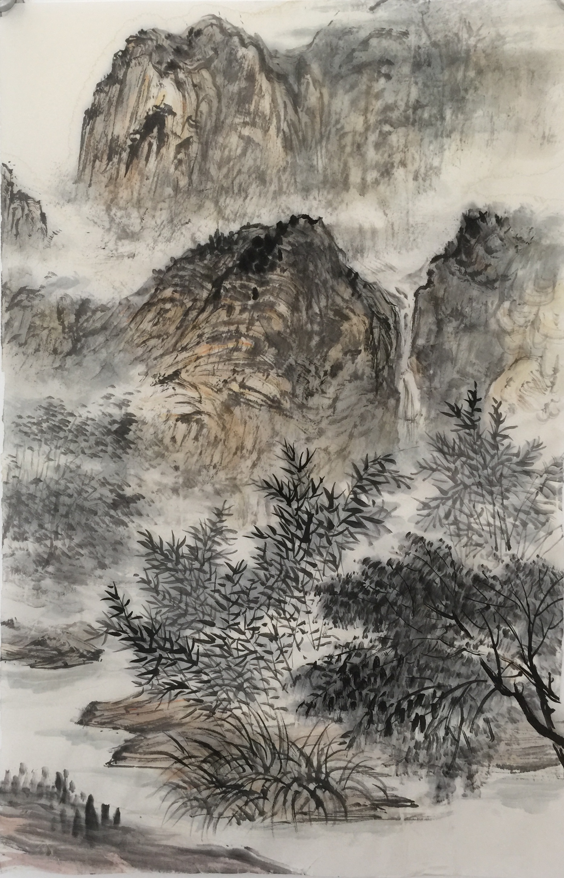 于山水间展现生命的品质著名画家王元石作品赏析