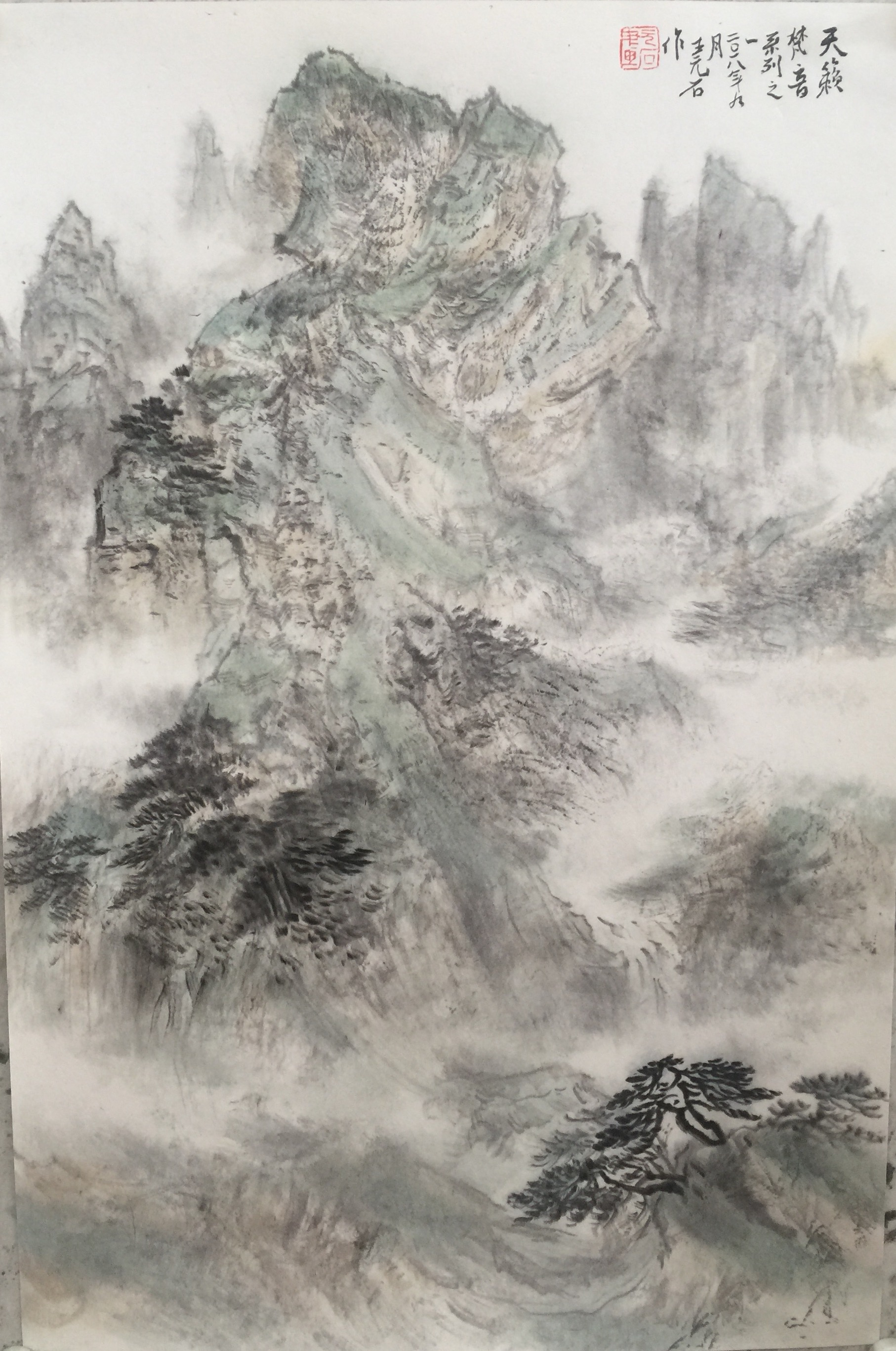 于山水间展现生命的品质著名画家王元石作品赏析