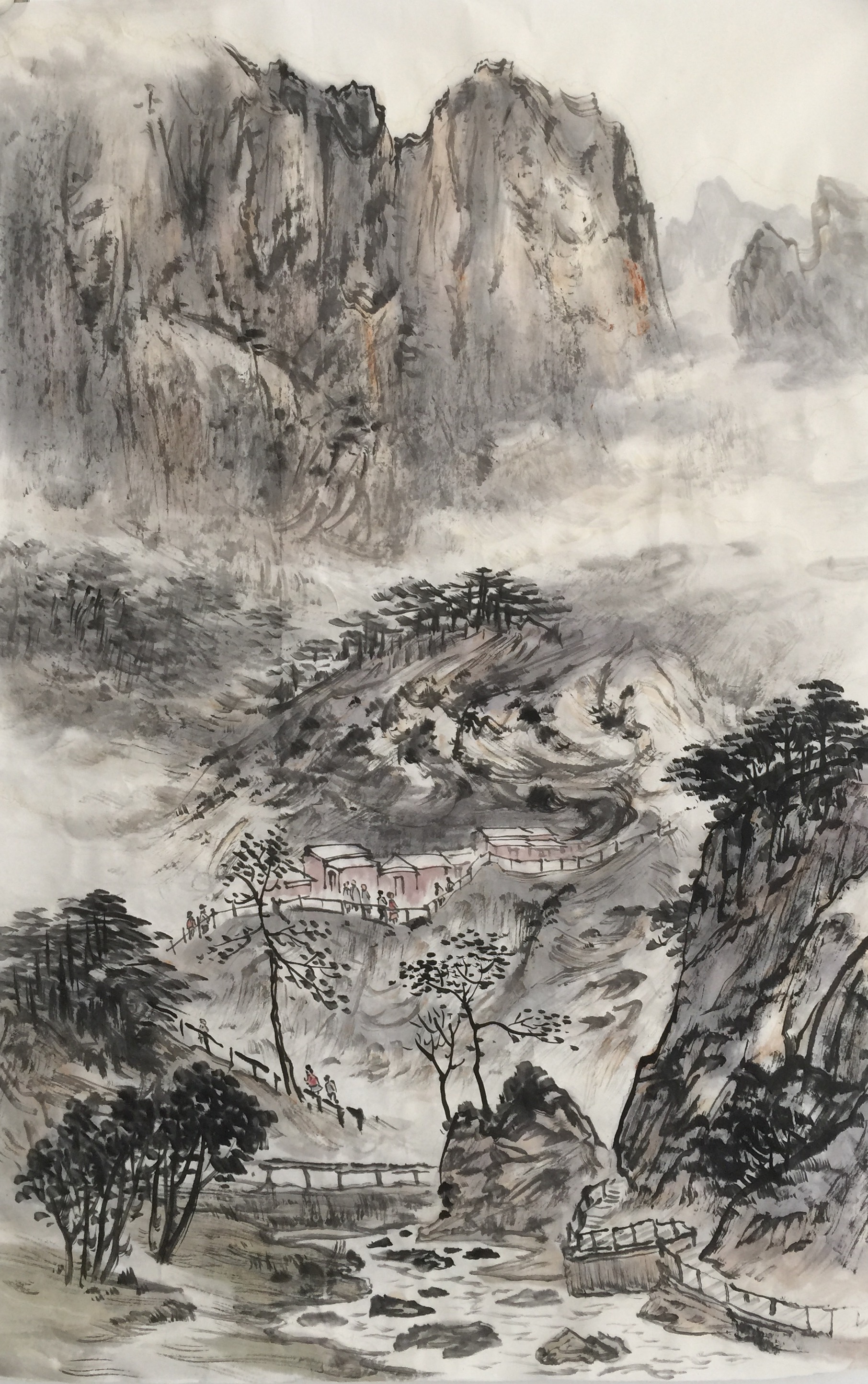 于山水间展现生命的品质著名画家王元石作品赏析