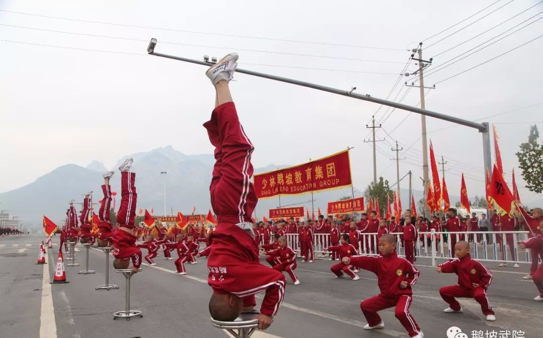 少林鹅坡武术图片