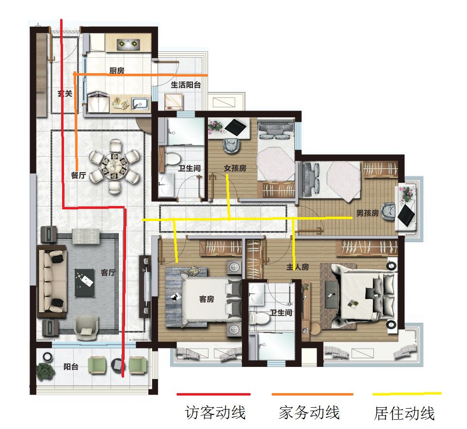 赌你不知道~_动线