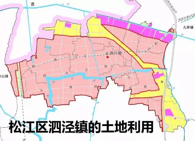 上海市松江区的泗泾镇的地区从上海市松江区泗泾镇的地图可见,泗泾镇