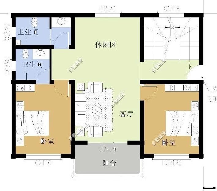 11x9米小户型三层别墅,农村宅基地小怎么办?往这看