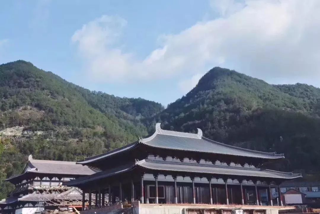 护国寺天台山菩提院护国寺弥勒宝殿上梁典礼