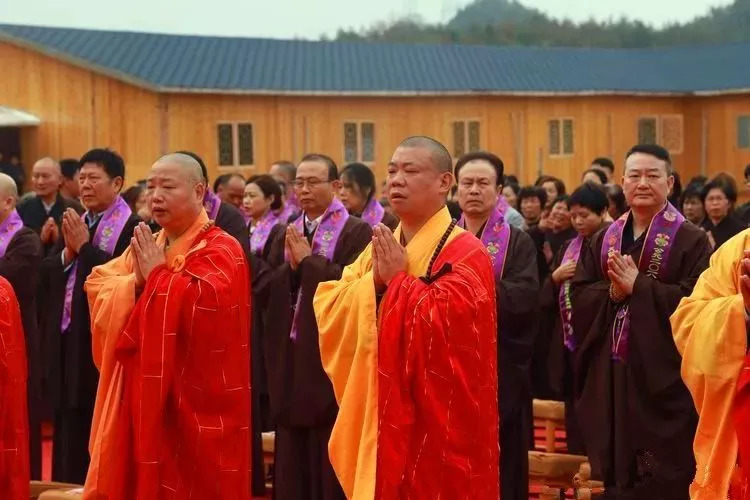 护国寺天台山菩提院护国寺弥勒宝殿上梁典礼