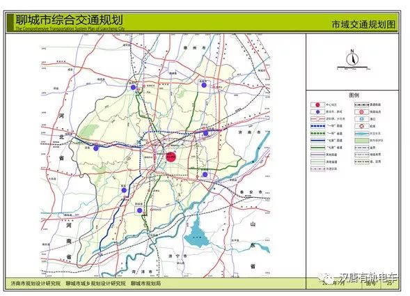 四,城市道路系统规划(一)快速路规划结合聊城用地功能分区及中心,次