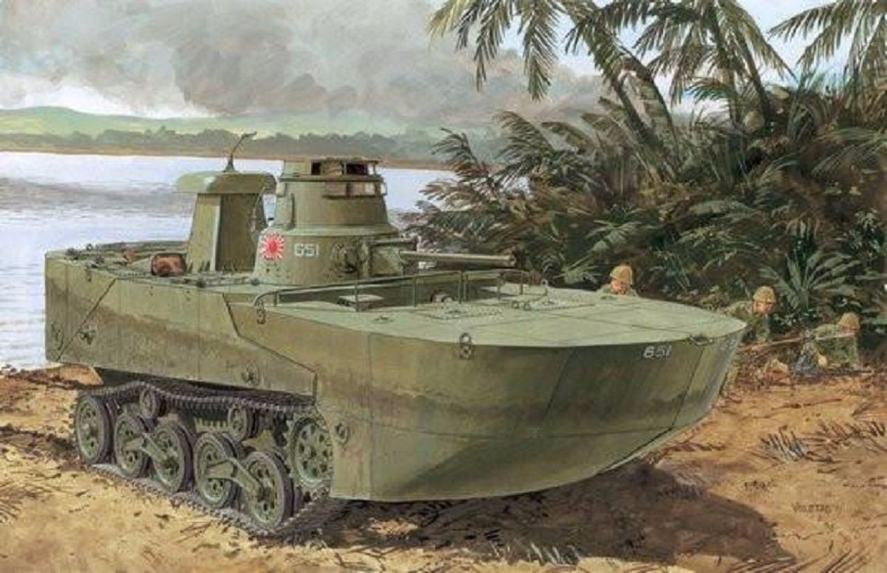 豆坦克之耻:二战中日本最强悍的战车竟然是海军发明的!