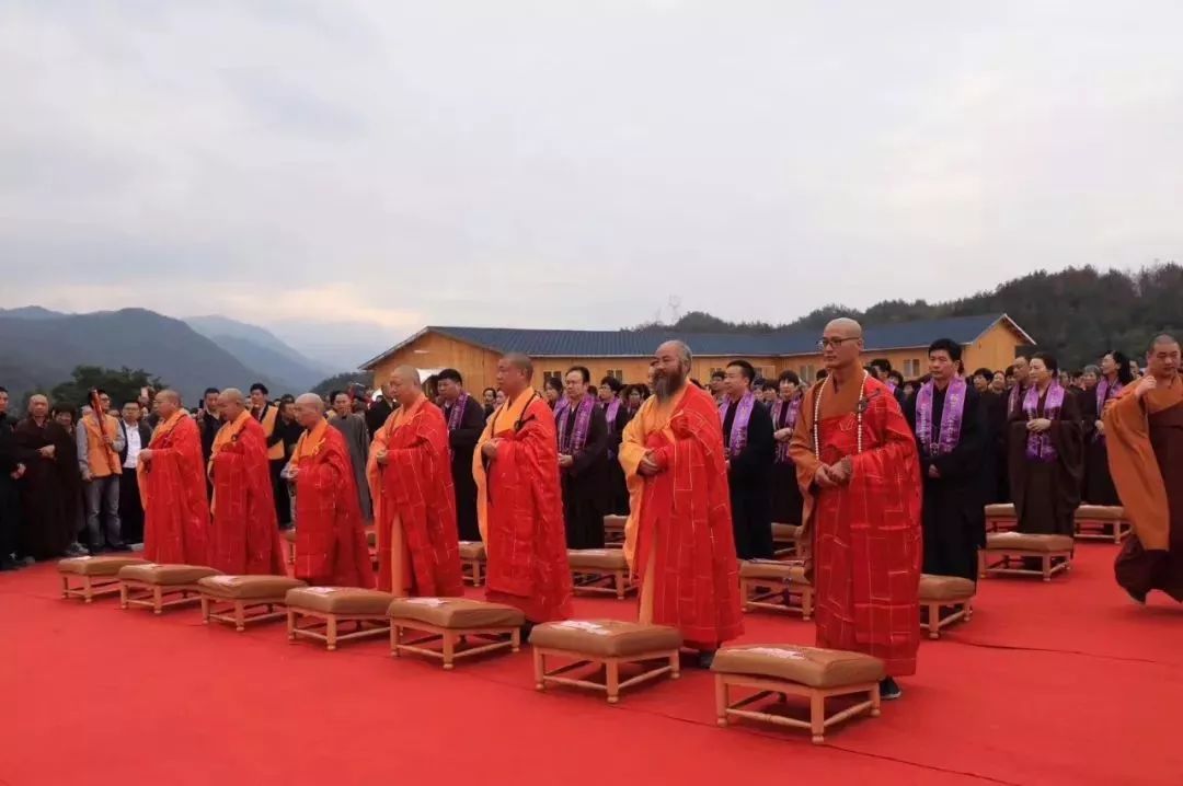 护国寺天台山菩提院护国寺弥勒宝殿上梁典礼